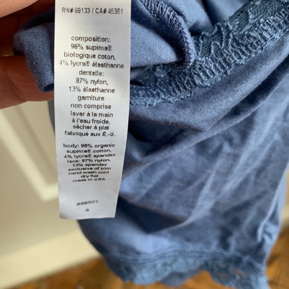 Hanky Panky NWT blue thong bodysuit size small - Picture 4 of 7